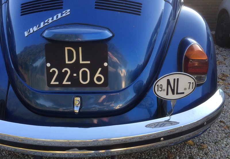 NUMMERPLATEN VOOR AUTOMOBIELEN