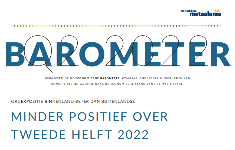Economische Barometer 2e kwartaal 2022